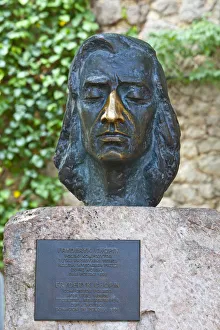 Chopin Monument, Valldemossa, Mallorca, Balearic Islands, Spain Chopin Monument, Valldemossa, Mallorca, Balearic Islands, Spain