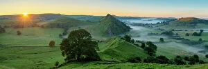 Q3 2023 Collection: Chrome Hill & Parkhouse Hill at Sunrise, Peak District National Park, Derbyshire, England