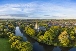 The Church of the Holy Trinity (where Shakesphere is buried), river Avon The Church of the Holy Trinity (where Shakesphere is buried), river Avon