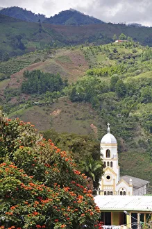 Church in Inza, Colombia, South America Church in Inza, Colombia, South America