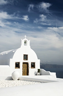 A church in Oia, Santorini (Thira), Greece A church in Oia, Santorini (Thira), Greece