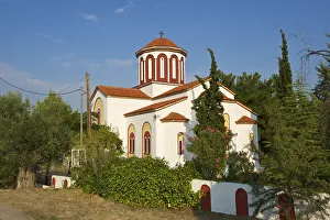 Church in Vatopedio, Halkidiki, Greece Church in Vatopedio, Halkidiki, Greece