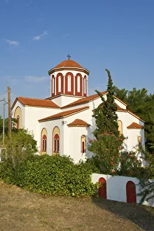 Church in Vatopedio, Halkidiki, Greece Church in Vatopedio, Halkidiki, Greece