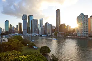 City centre & central business district. Brisbane, Queensland, Australia City centre & central business district. Brisbane, Queensland, Australia