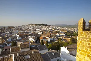 City overview from the defensive walls of the Alcazaba (castle), Antequera, Malaga City overview from the defensive walls of the Alcazaba (castle), Antequera, Malaga