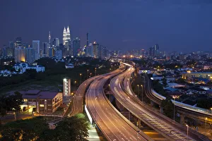 City skyline and Highway, Kuala Lumpur, Malaysia City skyline and Highway, Kuala Lumpur, Malaysia
