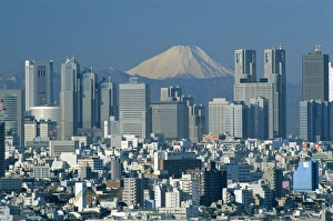 City Skyline & Mount Fuji, Tokyo, Honshu, Japan City Skyline & Mount Fuji, Tokyo, Honshu, Japan