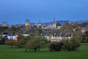 Prints of The city skyline from South Park, Oxford, Oxfordshire, England, UK Oxford Prints: The City Skyline Print from South Park, Oxford