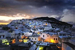 The city of Tetouan at sunset. A UNESCO World Heritage Site. Morocco The city of Tetouan at sunset. A UNESCO World Heritage Site. Morocco