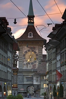 Berner Oberland Tourism Prints: Clock tower