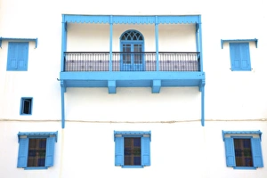 Colonial Facade, Rabat, Morocco, North Africa Colonial Facade, Rabat, Morocco, North Africa