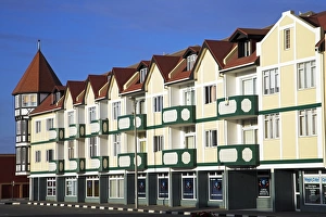 Colonial style buildings in Swakopmund, Namibia Colonial style buildings in Swakopmund, Namibia