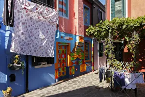 Colored House Print, Burano Island, Venice