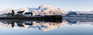 Corpach Lighthouse on Loch Eil with Ben Nevis and Fort William in the background Corpach Lighthouse on Loch Eil with Ben Nevis and Fort William in the background