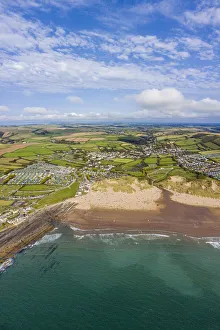 AWL Print of Croyde Beach, North Devon, England