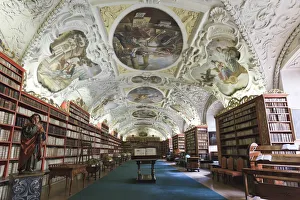 Czech Republic, Prague, Strahov Monastery, Theological Hall inside Strahov Library Czech Republic, Prague, Strahov Monastery, Theological Hall inside Strahov Library