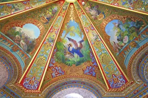 Decorative Ceiling in Bathing Pavilion, Beylerbeyi Palace, Beylerbeyi, Istanbul, Turkey Decorative Ceiling in Bathing Pavilion, Beylerbeyi Palace, Beylerbeyi, Istanbul, Turkey