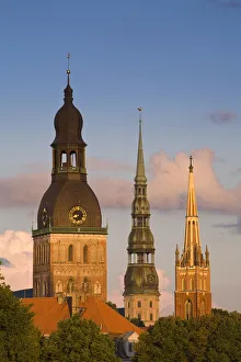Dome Cathedral, St. Peters & St. Saviours Churches, Riga, Latvia Dome Cathedral, St. Peters & St. Saviours Churches, Riga, Latvia