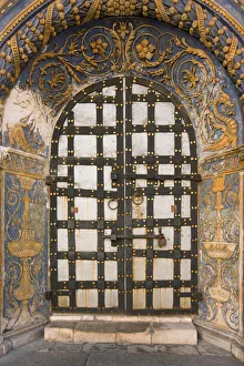Door at Cathedral of the Archangel, Kremlin, Moscow, Russia Door at Cathedral of the Archangel, Kremlin, Moscow, Russia