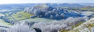 Downham Hill, Uley, Gloucestershire, UK Downham Hill, Uley, Gloucestershire, UK