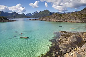 Dramatic coastal landscape near Raftsundet, Lofoten, Nordland, Norway Dramatic coastal landscape near Raftsundet, Lofoten, Nordland, Norway