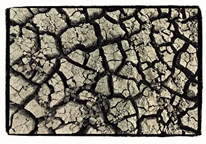 Dry, cracked, parched earth in South Luangwa Valley National Park, Zambia Dry, cracked, parched earth in South Luangwa Valley National Park, Zambia
