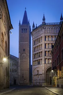 Duomo (Cathedral) Bell Tower and Baptistry. Parma, Emilia Romagna, Italy Duomo (Cathedral) Bell Tower and Baptistry. Parma, Emilia Romagna, Italy