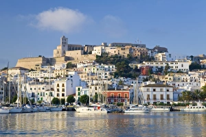 Eivissa or Ibiza Town & harbour, Ibiza, Balearic Islands, Spain Eivissa or Ibiza Town & harbour, Ibiza, Balearic Islands, Spain
