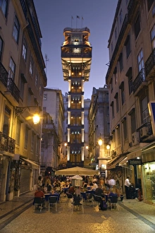 Elevador do Carmo, Baixa, Lisbon, Portugal Elevador do Carmo, Baixa, Lisbon, Portugal