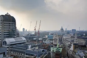 Endland, London, City skyline from The Lloyds building Endland, London, City skyline from The Lloyds building