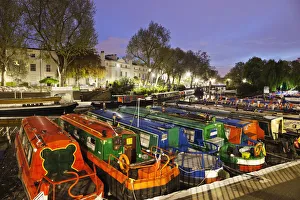 England, London, Little Venice, Canal Boats England, London, Little Venice, Canal Boats