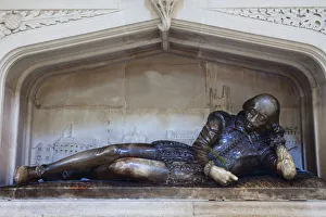 England, London, Southwark, Southwark Cathedral, Shakespeare Memorial Statue England, London, Southwark, Southwark Cathedral, Shakespeare Memorial Statue