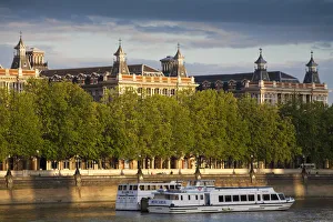 England, London, Westminster, Boats on River Thames England, London, Westminster, Boats on River Thames