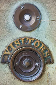 England, Somerset, Bath, The Circus, Old Doorbell Detail England, Somerset, Bath, The Circus, Old Doorbell Detail
