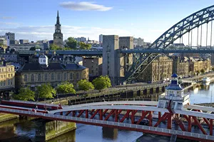 Print of Newcastle and Gateshead on the River Tyne