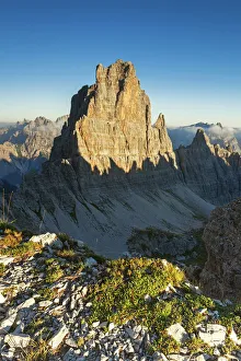 Europe, Italy, Friuli, Pordenone. The Croda Cimoliana between the Val Montanaia Europe, Italy, Friuli, Pordenone. The Croda Cimoliana between the Val Montanaia