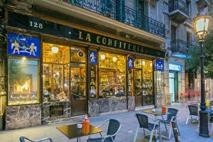 Images Dated 18th May 2015: Exterior view of the historic La Confiteria bar located in Raval neighborhood, Barcelona