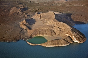 An extinct volcanic crater, Abil Agituk, at the southern end of Lake Turkana has a An extinct volcanic crater, Abil Agituk, at the southern end of Lake Turkana has a