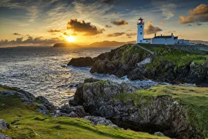 Fanad Head Lighthouse at Sunrise, County Donegal, Ireland Fanad Head Lighthouse at Sunrise, County Donegal, Ireland