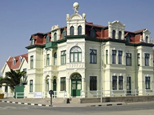 A fine old building in Swakopmund depicts the architecture A fine old building in Swakopmund depicts the architecture