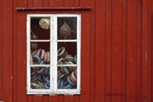 Fishing warehouse, Kjerringoy, Nordland, Norway Fishing warehouse, Kjerringoy, Nordland, Norway