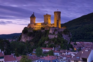 Foix Castle, Foix, Ariege, Midi-Pyrenees, France Foix Castle, Foix, Ariege, Midi-Pyrenees, France