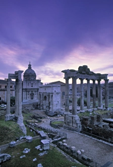 Ancient Rome History Prints: The Forum, Rome
