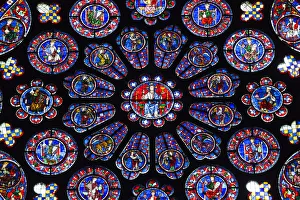 France, Centre Region, Eure et Loir Department, Chartres, Chartres Cathedral, stained France, Centre Region, Eure et Loir Department, Chartres, Chartres Cathedral, stained