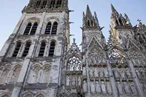 France, Normandy, Rouen, Rouen Cathedral, The West Facade France, Normandy, Rouen, Rouen Cathedral, The West Facade
