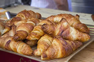 France, Paris, Croissant Display in Patisserie Shop France, Paris, Croissant Display in Patisserie Shop