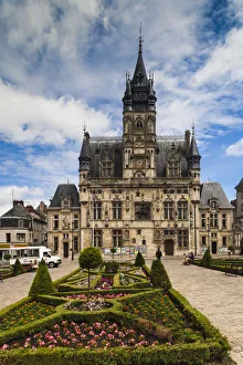 France, Picardy Region, Oise Department, Compiegne, town hall France, Picardy Region, Oise Department, Compiegne, town hall