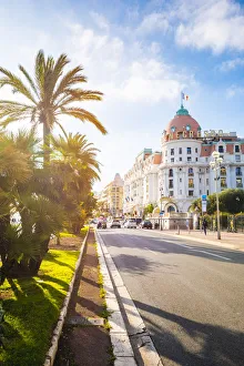 Print of the Negresco Hotel in Nice, France