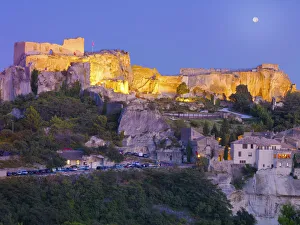 France, Provence, Les Baux-de-Provence at dusk France, Provence, Les Baux-de-Provence at dusk