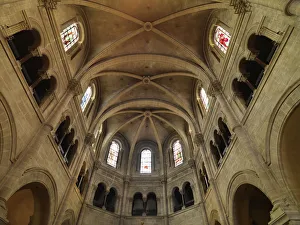 France, Provence, Nimes, Interior of Nimes cathedral France, Provence, Nimes, Interior of Nimes cathedral